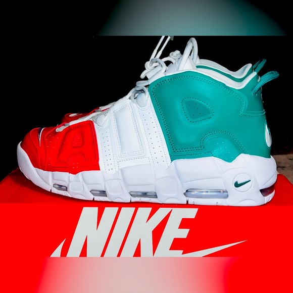 **SOLD** Nike Air More Uptempo 🇮🇹 (White/Red/Green), Men’s Size 14 - $290 - Picture 7 of 13
